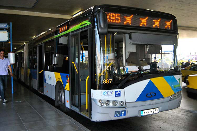 اتوبوس در آتن