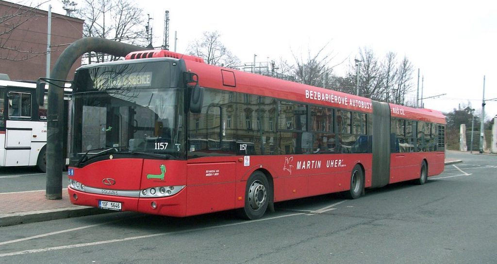اتوبوس در پراگ 1