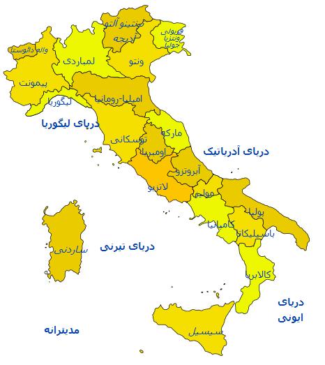 ایتالیا نقشه