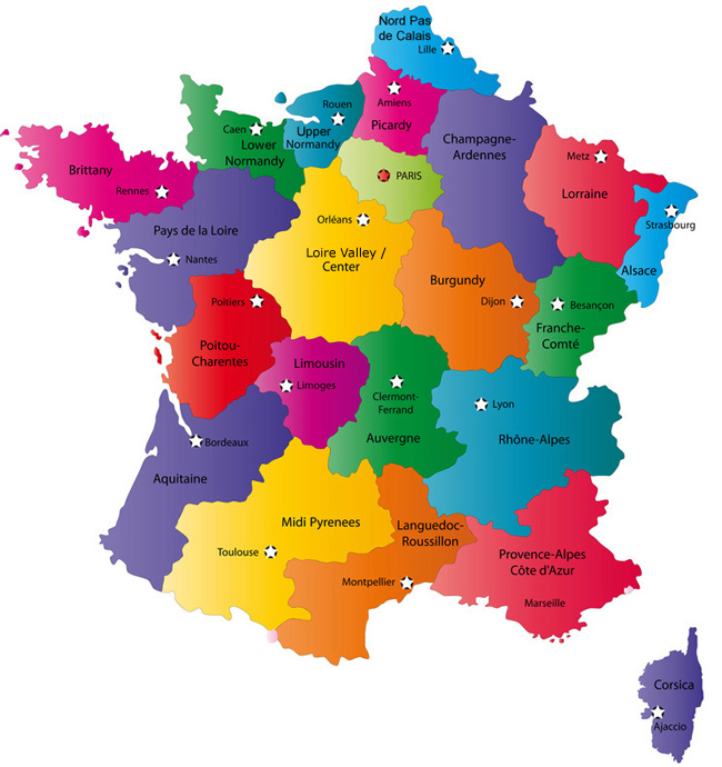 فرانسه تقسیمات کشوری