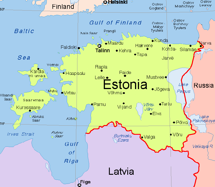 استونی نقشه