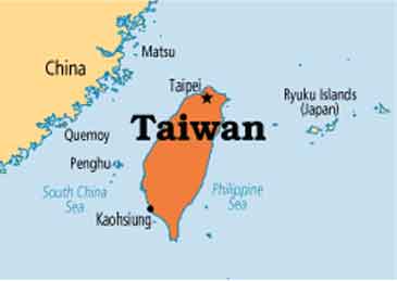 تایوان نقشه