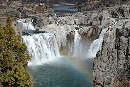 آبشار شوشونی، منطقه توئین فالز