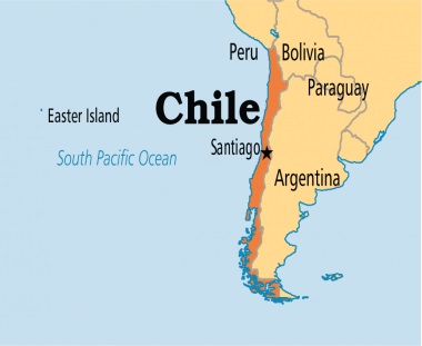 نقشه شیلی