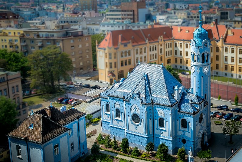کلیسای کوچک آبی براتیسلاوا