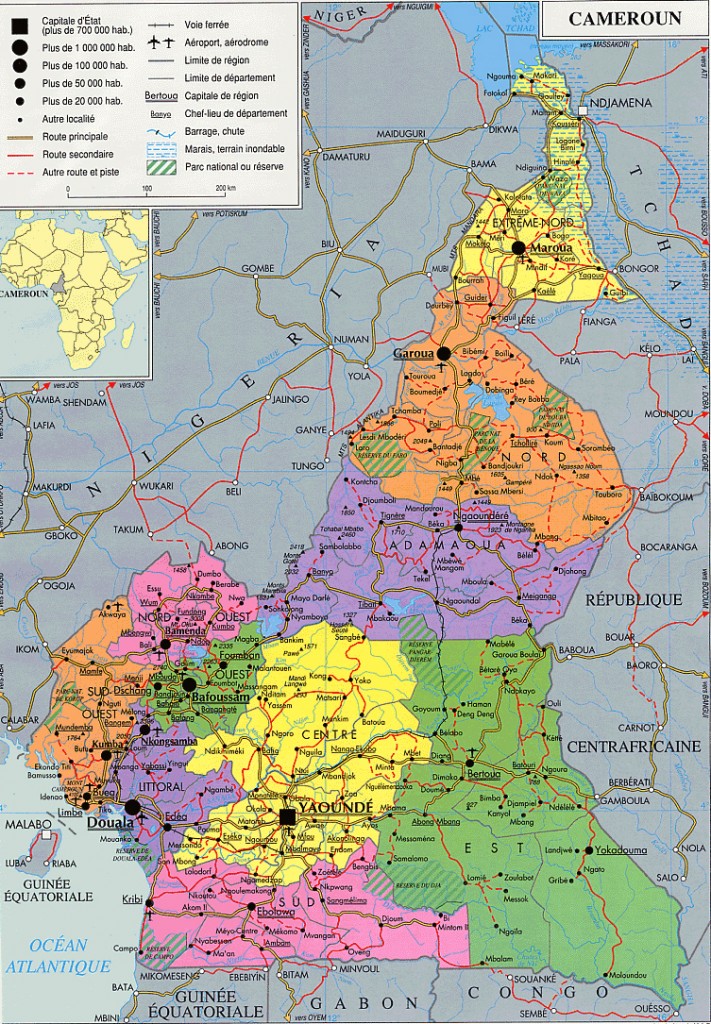 نقشه کامرون