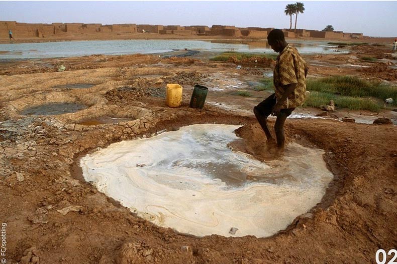 استخراج نمک در نیجریه