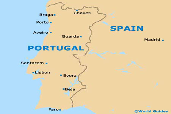 پرتغال نقشه