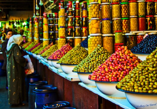 فروشگاه زیتون در مراکش