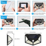 چراغ دیواری خورشیدی Solar Plus
